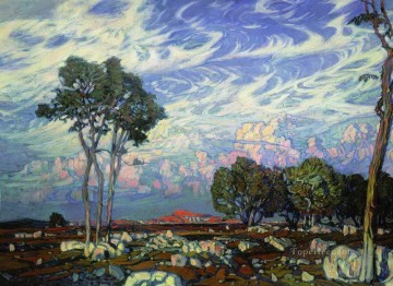 最後の光線 1903 コンスタンチンの風景 Oil Paintings